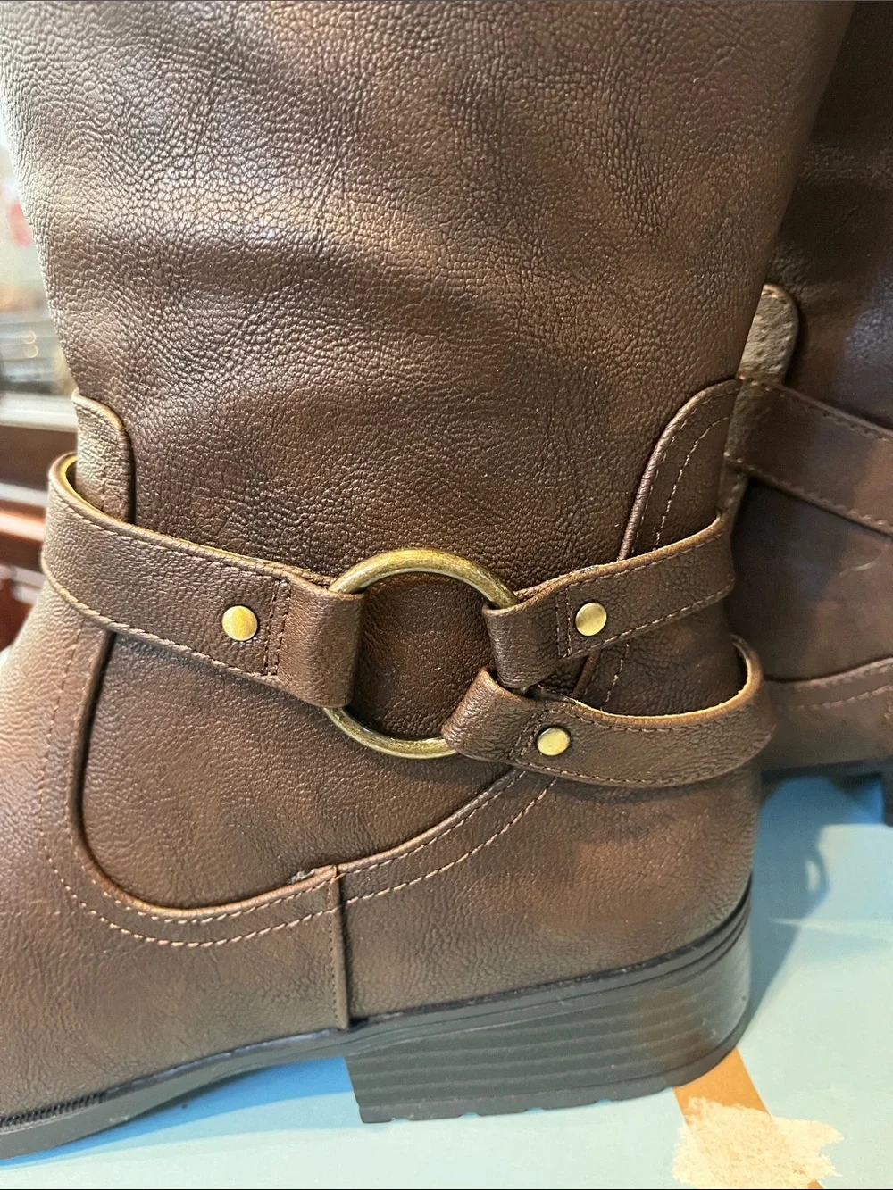 Life Stride Dark Brown Over-the-Knee Riding Boots